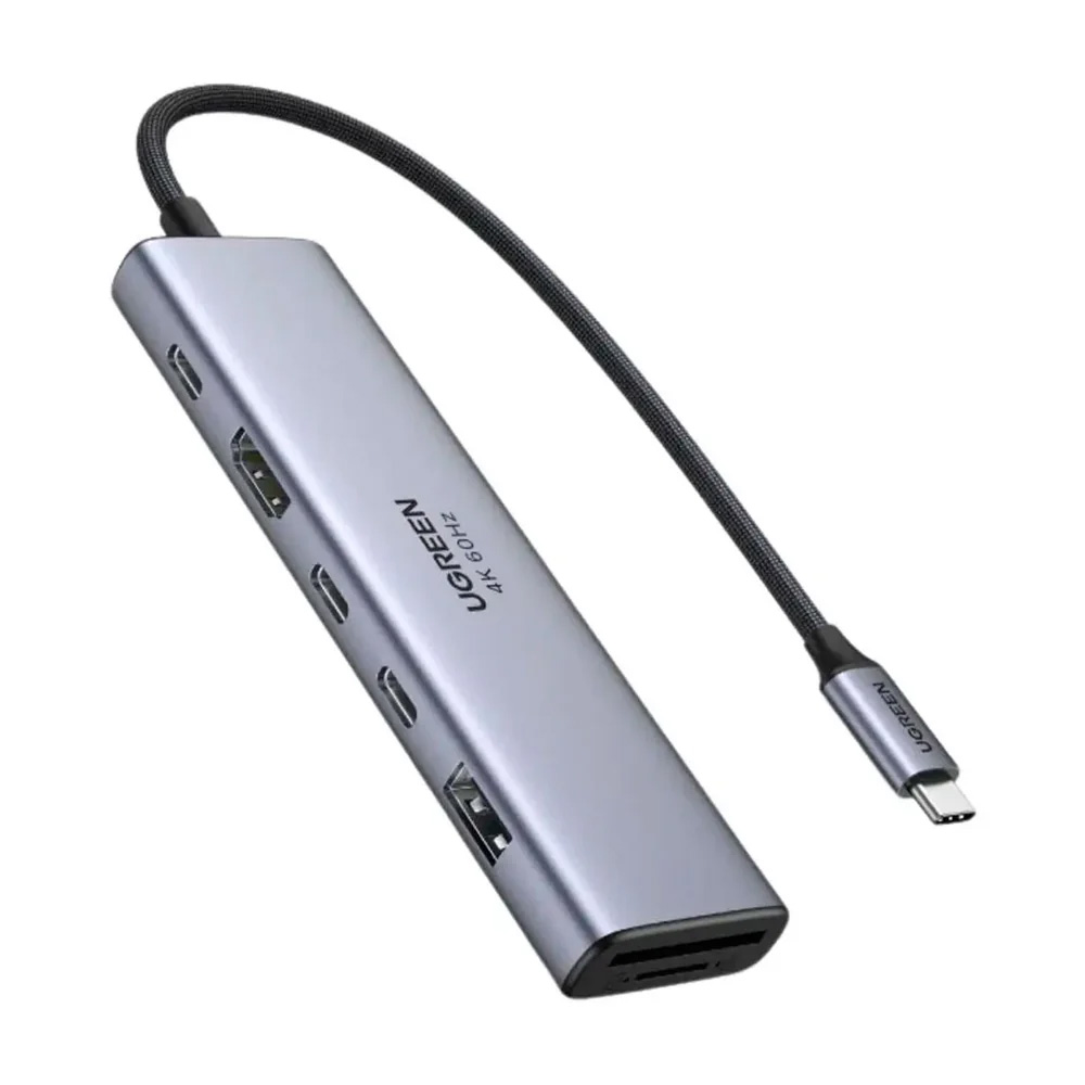 UGREEN CM511 45521 Adaptador HUB USB-C 7 en 1 HDMI 4K