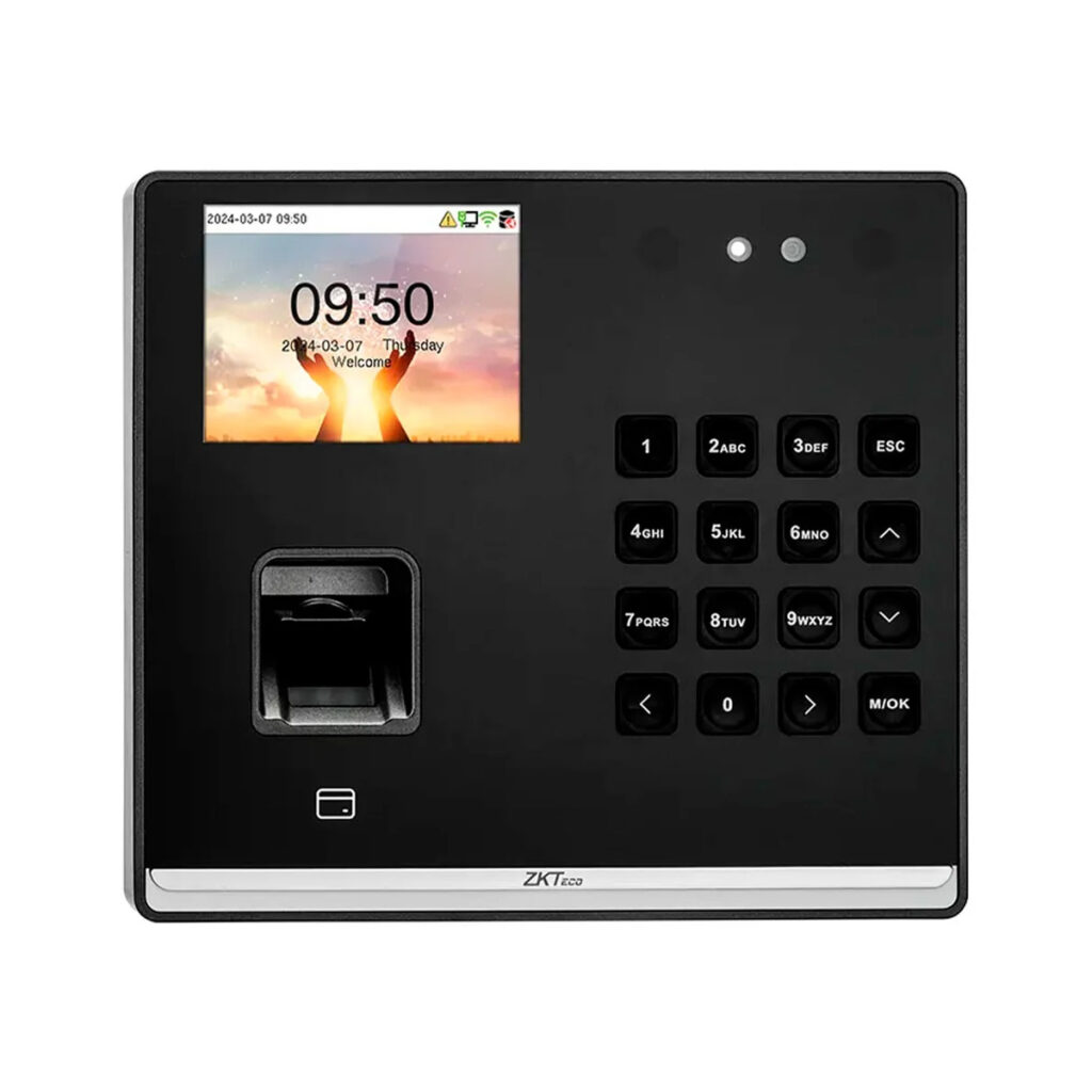 ZKTECO SENSEFACE M2F-LR WIFI Control Biometrico de Acceso y Asistencia Huella Rostro Tarjeta y contraseña, Batería de respaldo 232121