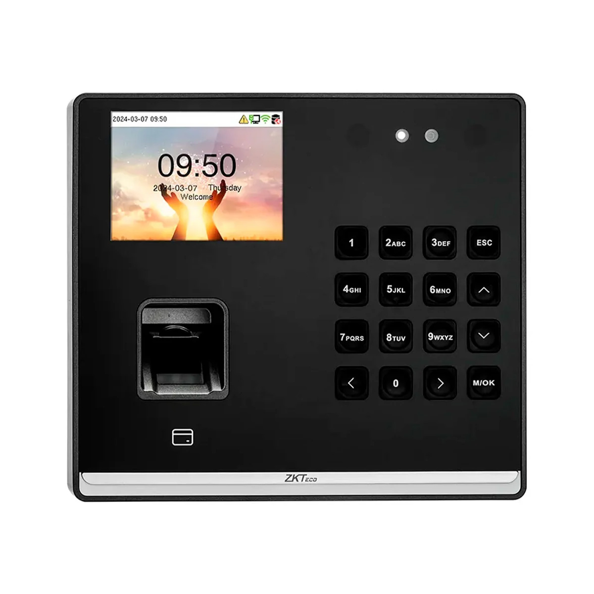 ZKTECO SENSEFACE M2F-LR WIFI Control Biometrico de Acceso y Asistencia Huella Rostro Tarjeta y contraseña, Batería de respaldo 232121
