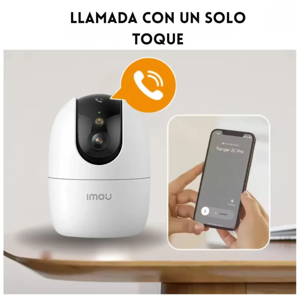 Cámara IMOU Ranger 2 Pro 5MP 3K IPC-S2EN-5R1S WiFi 6 Dual Band 2.4/5GHz - Imagen 2
