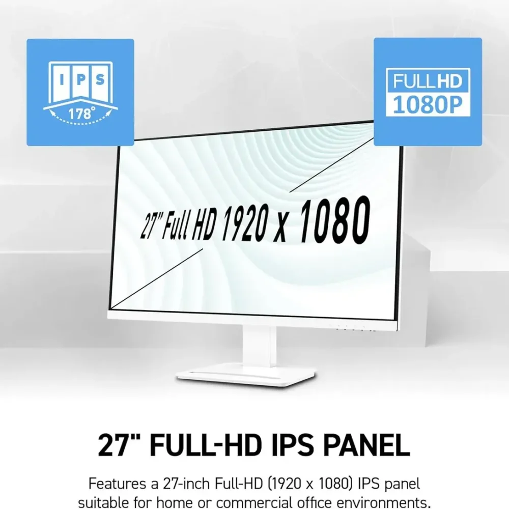 Monitor MSI PRO MP273W E14A 27" IPS Full HD 144Hz - Imagen 7