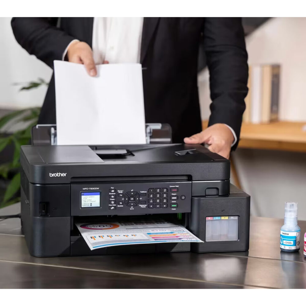 Impresora Multifuncional Brother MFC-T930DW Tanque de Tinta a Color WiFi ADF Dúplex - Imagen 5