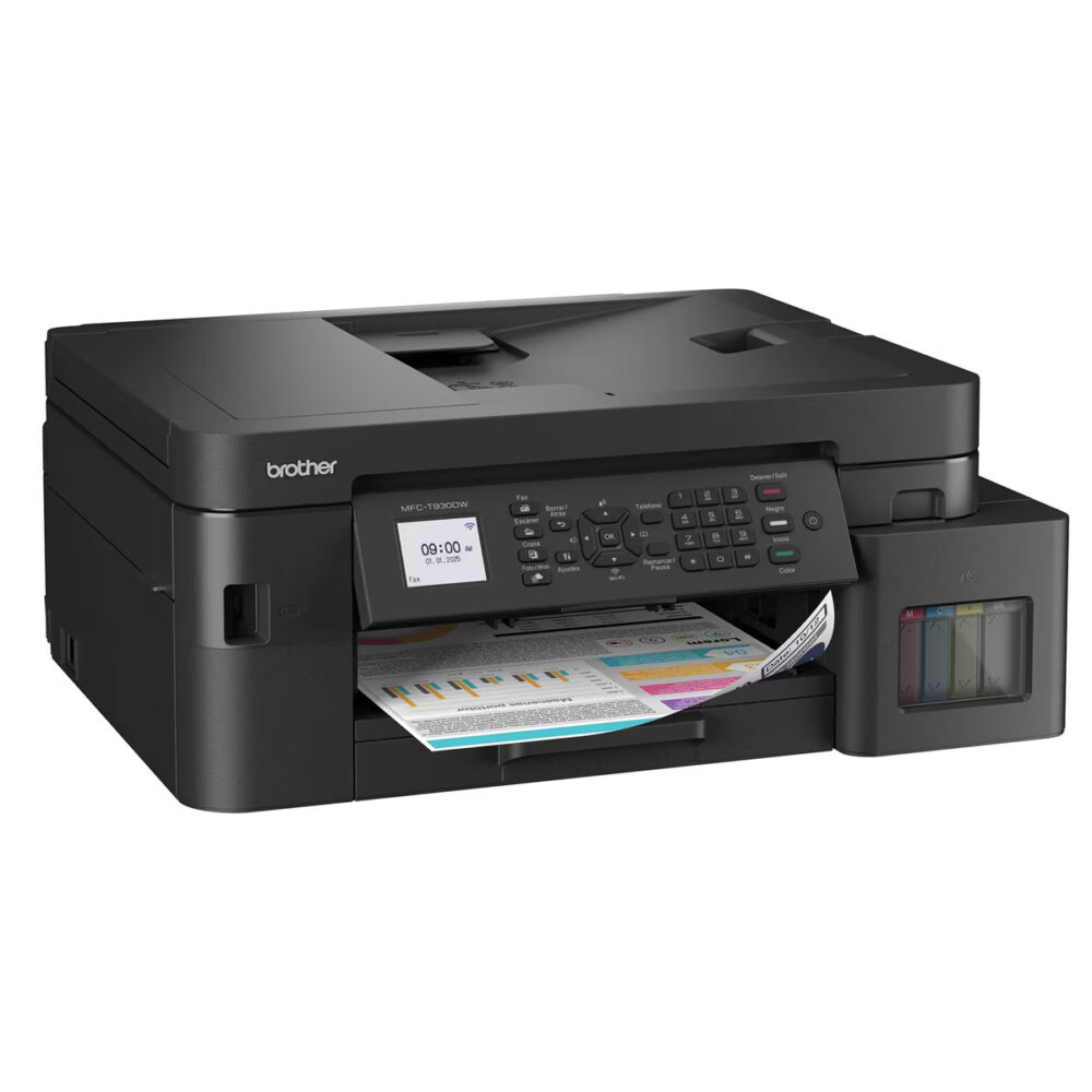 Impresora Multifuncional Brother MFC-T930DW Tanque de Tinta a Color WiFi ADF Dúplex - Imagen 2