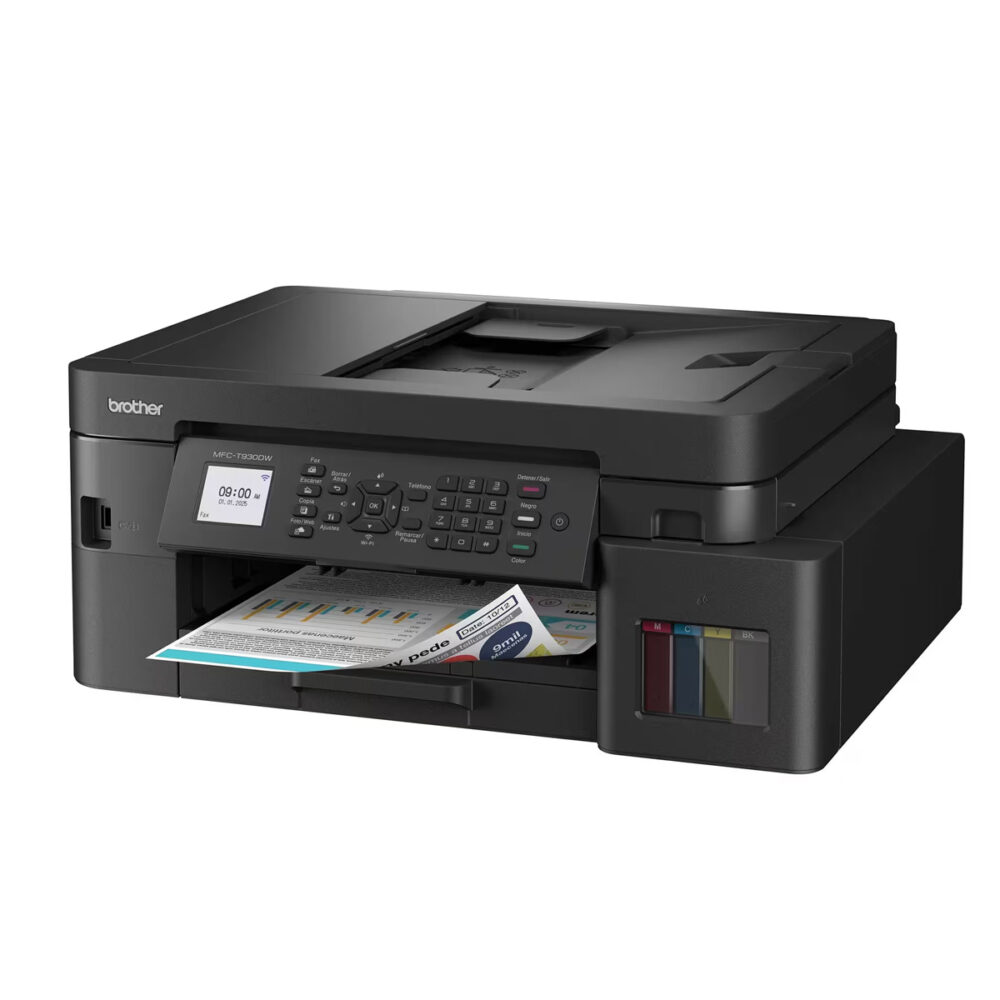 Impresora Multifuncional Brother MFC-T930DW Tanque de Tinta a Color WiFi ADF Dúplex - Imagen 3