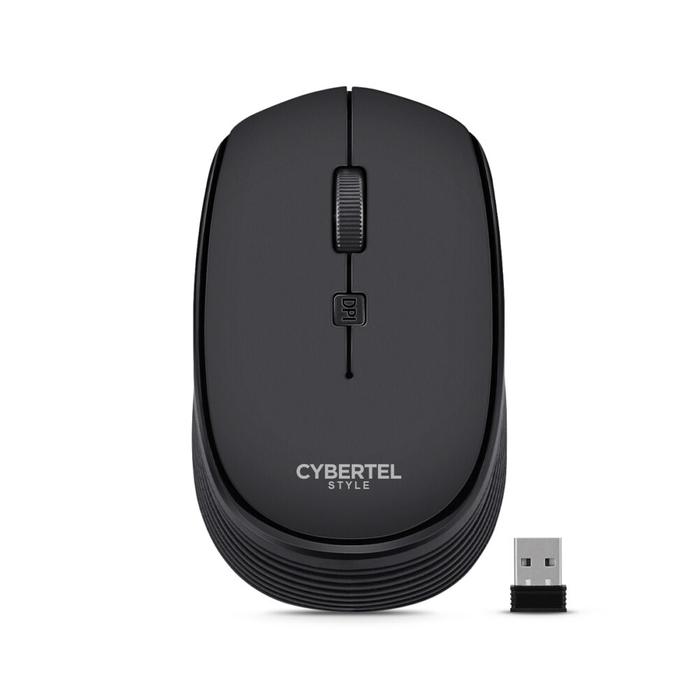 Mouse Inalámbrico Cybertel Style M312K-2M Bluetooth y USB