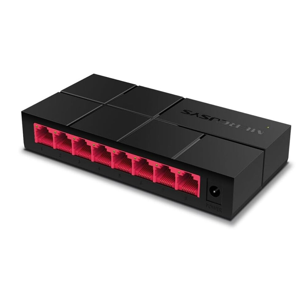 Switch Mercusys MS108G 8 Puertos Gigabit 10/100/1000 Mbps - Imagen 2